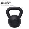 35lb×1piece Powder Coated Cast Iron Kettlebell for Men and Women's Gym, Same Family Kettlebell