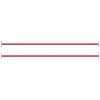 Turning Bars 2 pcs 49.2" Steel Red