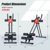 Foldable Adjustable Core Abdominal Trainer with 3 Adjustable Resistance and LCD Displa
