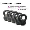 35lb×1piece Powder Coated Cast Iron Kettlebell for Men and Women's Gym, Same Family Kettlebell