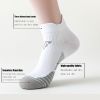 Compression Crew Running Socks Athletic Socks For Men With Cushion Work Hiking Basketball Sport Socks
