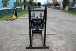 Leg Press Hack Squat Machine, Professional Adjustable Leg Press Machine for Home Gym with Linear Bearing