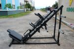 Leg Press Hack Squat Machine, Professional Adjustable Leg Press Machine for Home Gym with Linear Bearing