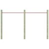 Turning Bars 2 pcs 49.2" Steel Red