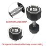 15LB×1 pieces per package apollo Dumbbell for both commercial and home usage High-end Coated Octagon Dumbbell