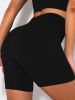 Yoga Shorts Ribbed Seamless Workout High Waist Athletic Leggings Suitable For Yoga Fitness